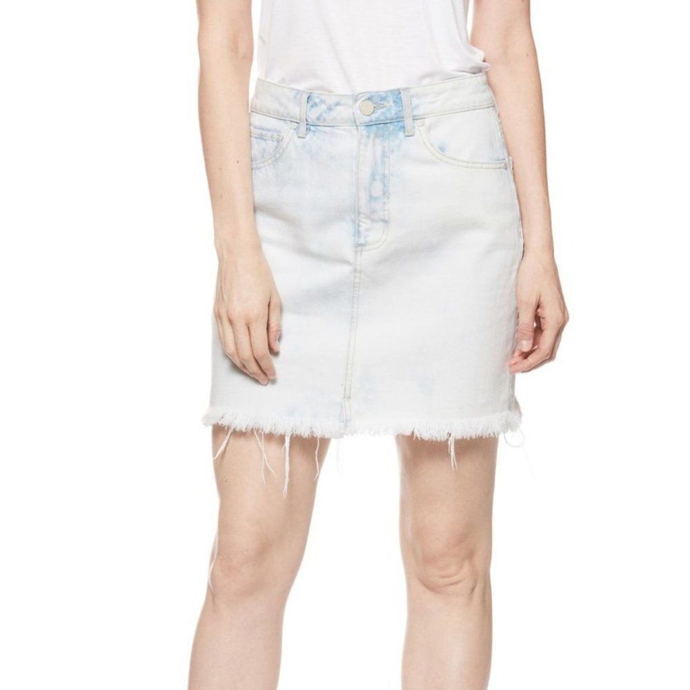 NEW - PAIGE Jamine High Waist Denim Skirt